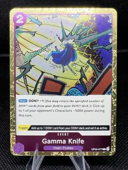 One Piece Premium Booster 02 (ENG) - Gamma Knife - Pirate Foil - OP05-007 - Image 1