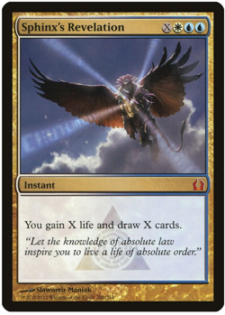 Sphinx's Revelation - Return to Ravnica MYTHIC LP MAGIC CARD MTG TCGShack - Image 1