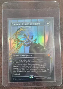 Sword Of Hearth And Home - P 0136 - TMNT Pizza Box Extended Alt Art Foil MTG - Image 1
