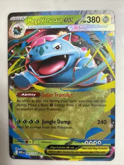 Mega Venusaur ex 003/132 - Mega Evolutions - Pokemon TCG - Double Rare - Image 1