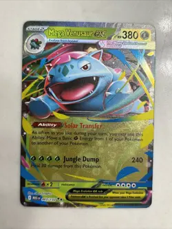 Mega Venusaur ex 003/132 - Mega Evolutions - Pokemon TCG - Double Rare - Image 2
