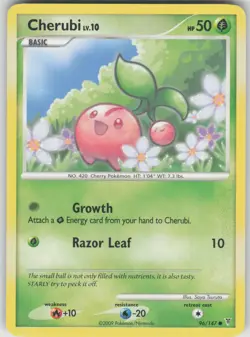 Pokemon TCG Cherubi Common Supreme Victors 96 - Image 1