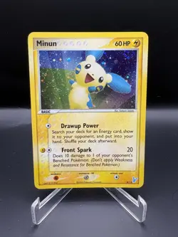 Minun 6/12 Holo Pokemon Card 2006 Lightly Played - Image 1