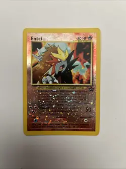 Entei 34 Pokemon TCG Black Star Promo Reverse Holo Movie Promo HP+ - Image 1