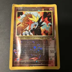 Damaged Entei - 34 Entei theatrical release Pokemon Black Star Promo - Image 1