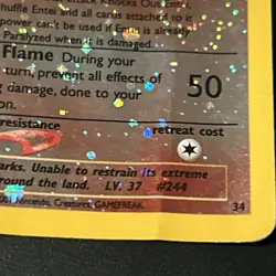 Damaged Entei - 34 Entei theatrical release Pokemon Black Star Promo - Image 3