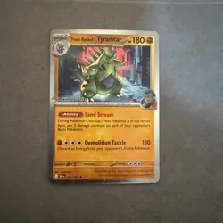 Team Rocket’s Tyranitar Promo Pokemon Center Stamp Destined Rivals Mint - Image 1