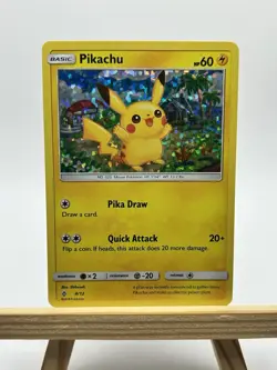 Damaged Pikachu - 4/12 McDonald's Promo 2018 Pokemon McDonald's Promos 2018 - HP - Image 1