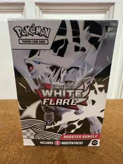 Pokemon TCG White Flare Booster Bundle New Factory Sealed Box Reshiram - Image 1