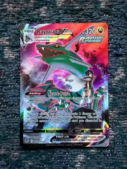 Pokemon Rayquaza VMAX Full Art Ultra Rare Card Silver Tempest TG20/TG30 - Image 1