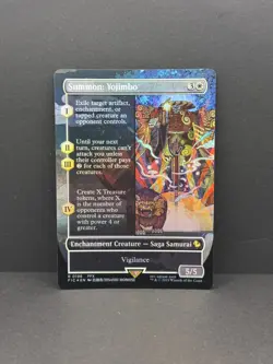 Summon: Yojimbo (Borderless Foil) Commander: Magic the Gathering Final Fantasy - Image 1