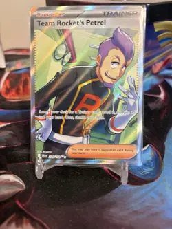 Pokemon Team Rockets Petrel 226/182 Destined Rivals Full Art - NM Pack Fresh! - Image 1