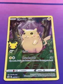 Pokemon TCG Pikachu 005/025 Celebrations Holo - Image 1