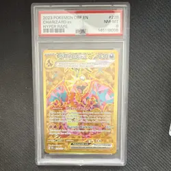 Pokemon Charizard ex Obsidian Flames 228/197 Hyper Rare Holo PSA 8 330 HP - Image 1