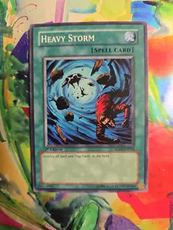 Heavy Storm SD10-EN026 Common 1st Ed Moderately Played - Image 1