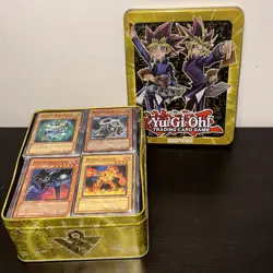 Yugioh Common bulk card lot W/ Collectors Tin - Image 1