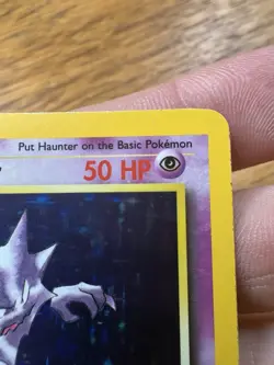 Pokemon TCG Haunter Fossil Holo Card 6/62 Unlimited Rare, LP Condition - Image 5