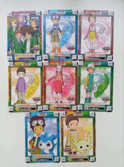 Bandai Digimon Adventure 02 Part 1 Carddass Normal Cards 21 Card Set - Image 2