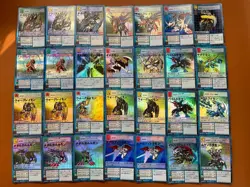 Bandai Digimon Card Game 53 Rare Cards Lot Collectible Now Ready to Use - Image 1