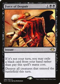 MtG** - FOIL Force of Despair MH1-EN - Image 1