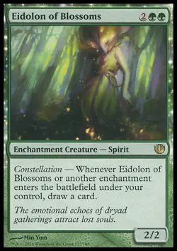 EIDOLON OF BLOSSOMS Journey into Nyx mtg NM Green - Enchantment Rare - Image 1