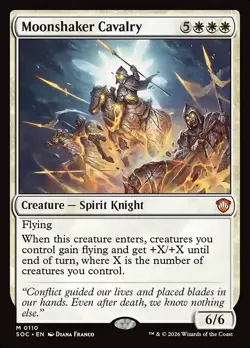 [MTG] Moonshaker Cavalry (0110) (SOC) NM - Image 1