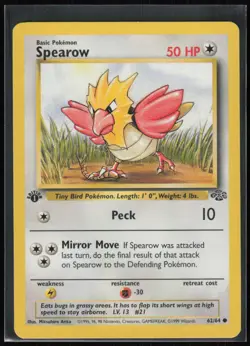 Spearow 62/64 Common Jungle Pokemon 1st Edition Lightly Played - Image 1