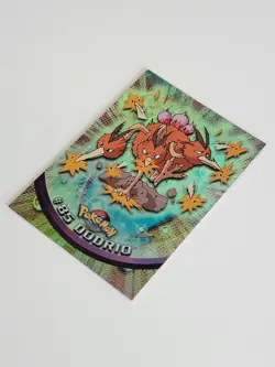Pokemon Topps #85 Dodrio Rainbow Holo Foil - Blue Logo - Series 2 NM - Image 4