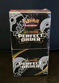 Pokemon TCG Mega Evolution Perfect Order Half Booster Box Sealed (18 Packs) - Image 5