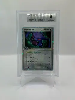 Pokemon - 92/100 Exploud Ex Holo BGS 9 w/Sub Grades Crystal Gaurdians - Image 1