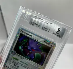 Pokemon - 92/100 Exploud Ex Holo BGS 9 w/Sub Grades Crystal Gaurdians - Image 5