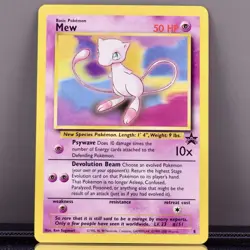 Pokemon Mew Black Star Promo 8 WOTC Rare LP Vintage Movie Promo - Image 1
