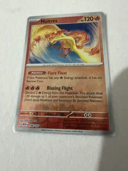 Pokemon TCG Moltres Scarlet Violet-151 146/165 Reverse Holo Rare - Image 4
