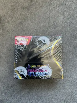 Pokemon TCG: Mega Evolution-Phantasmal Flames Booster Display Box - Rip in seal - Image 1