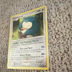 Pokemon TCG Snorlax 81/111 Platinum Rare Basic 100HP Kouki Saitou 2009 English - Image 4