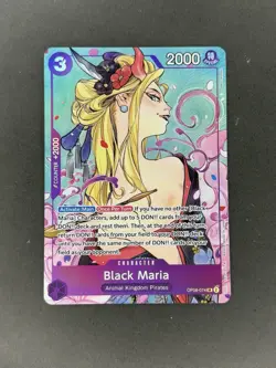 One Piece Black Maria (Illustration Box Vol.2) OP08-074 Promotion Cards Foil - Image 1