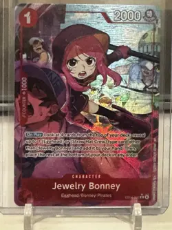 One Piece TCG Jewelry Bonney EB04-002 Alternate Art - Image 1