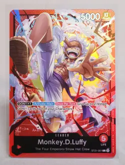 One Piece Monkey.D.Luffy Starter Deck EX Gear 5 ST-21 English - Image 1