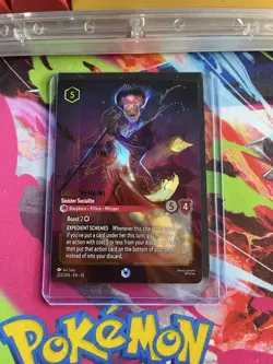 Disney Lorcana TCG Lady Tremaine Sinister Socialite Enchanted NM - Image 1
