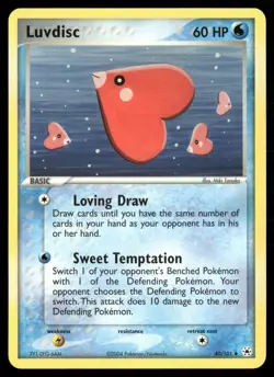 Luvdisc 40/101 Ex Hidden Legends Pokemon EXC BUY 2 CARDS GET 1 FREE!! - Image 1