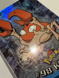 Krabby #98 Topps Pokemon Series 2 - RAINBOW FOIL HOLO Blue Logo Card - Image 5