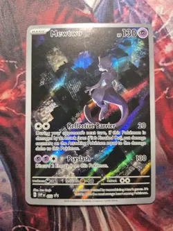 Pokemon Mewtwo 151 Black Star Promo 052 Trading Card LP/MP - Image 1