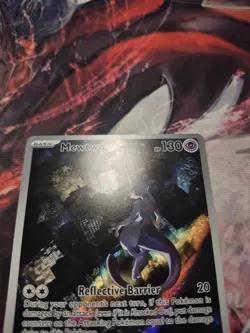 Pokemon Mewtwo 151 Black Star Promo 052 Trading Card LP/MP - Image 2