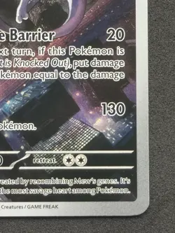 MEWTWO SVP 052 Scarlet Violet 151 Promo Illustration Rare Pokemon Card - Image 4