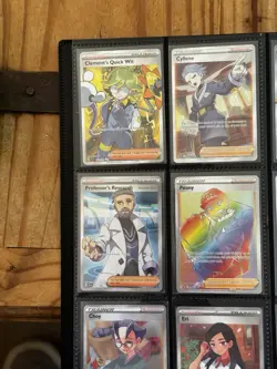 Pokemon TCG Card Bundle - 12 Cards - Lana’s Aid, Eri, Rainbow Peony, Cinderance - Image 2