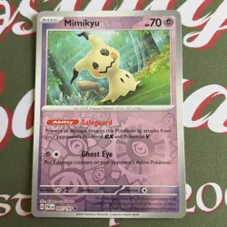 Pokemon TCG MIMIKYU 097/193 PAL REVERSE HOLO english near mint Pack Fresh - Image 2