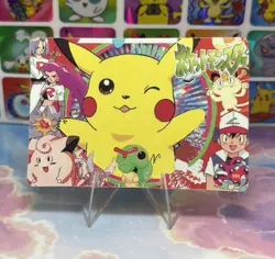 Pokemon Holo Vintage Pocket Monsters Vending Prism Sticker Nintendo collections - Image 5