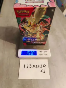 EXTRA HEAVY Pokemon TCG Ascended heroes Booster Bundle 153.0g ±0.1g NEW SEALED - Image 3