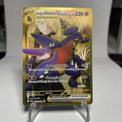 Pokemon Destined Rivals - Cynthia’s Garchomp EX 241/182 SV10 Gold Hyper Rare - Image 1