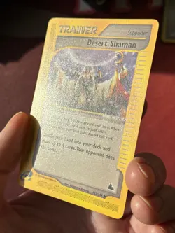 DESERT SHAMAN 123/144 Skyridge non-holo E-READER Pokemon TCG card NM - Image 2